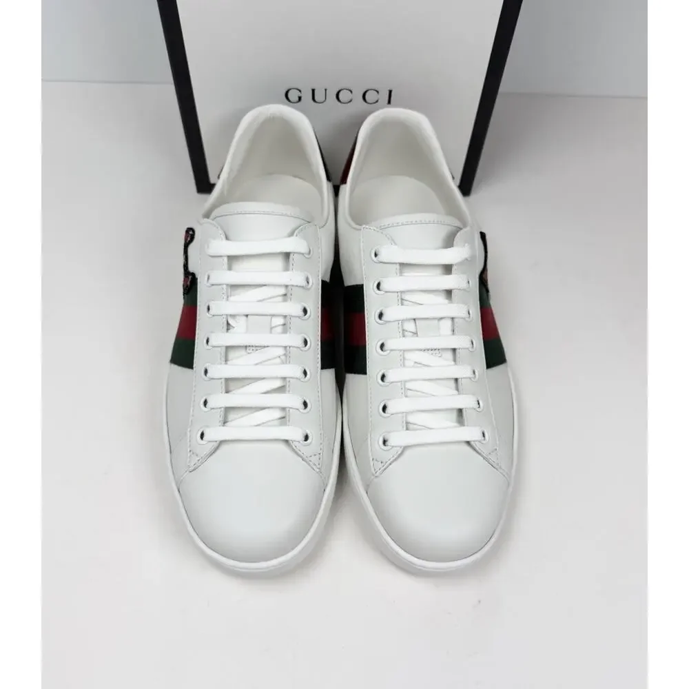 Size 7G/7.5US - Gucci Ace Leather Sneakers Year Of The Dog🐶 NEW/RETAIL $800!